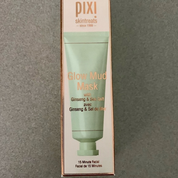 New Pixi Skintreats Glow Mud Mask Deep Purifying Mask 15 min Facial - Picture 2 of 12